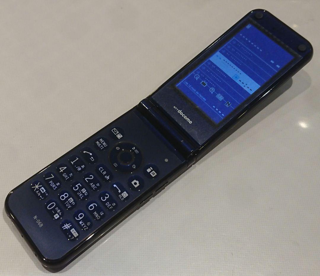 新品 レア ドコモ N-06B BLACK ブラック ガラケー ワンセグ ゲーム