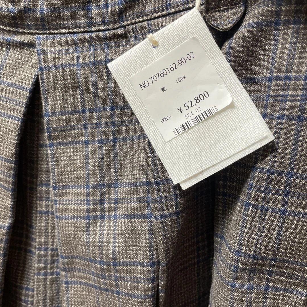 【新品】撚杢コットンツイードのブルマパンツ