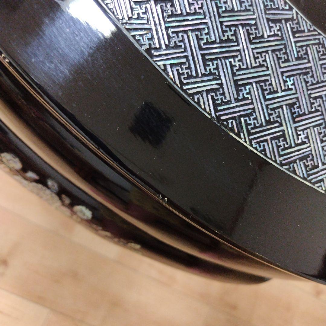 螺鈿テーブル　ローテーブル　座卓　円卓螺鈿　ラデン　高級　李朝家具