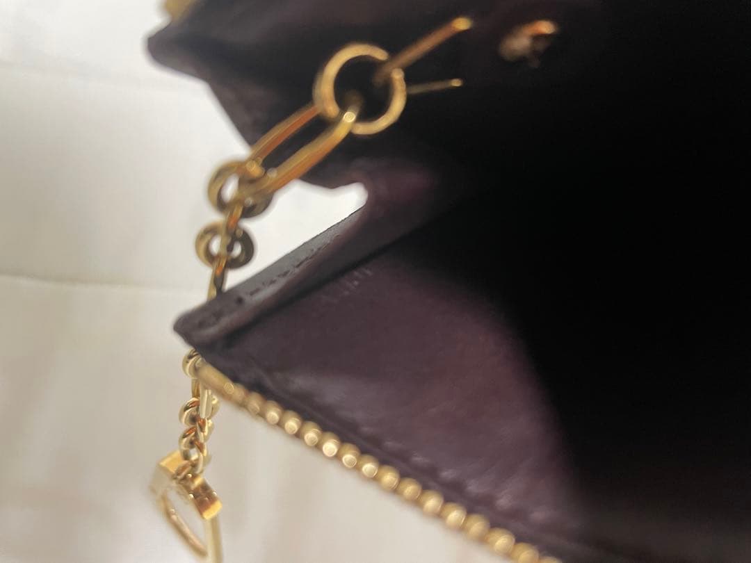 ルイヴィトン ケース 美品 ヴェルニ ポシェット・クレ アラマント　正規品