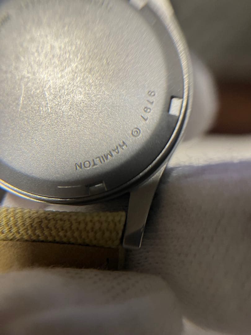 HAMILTON Khaki 9797 クォーツ腕時計 ジャンク品扱い