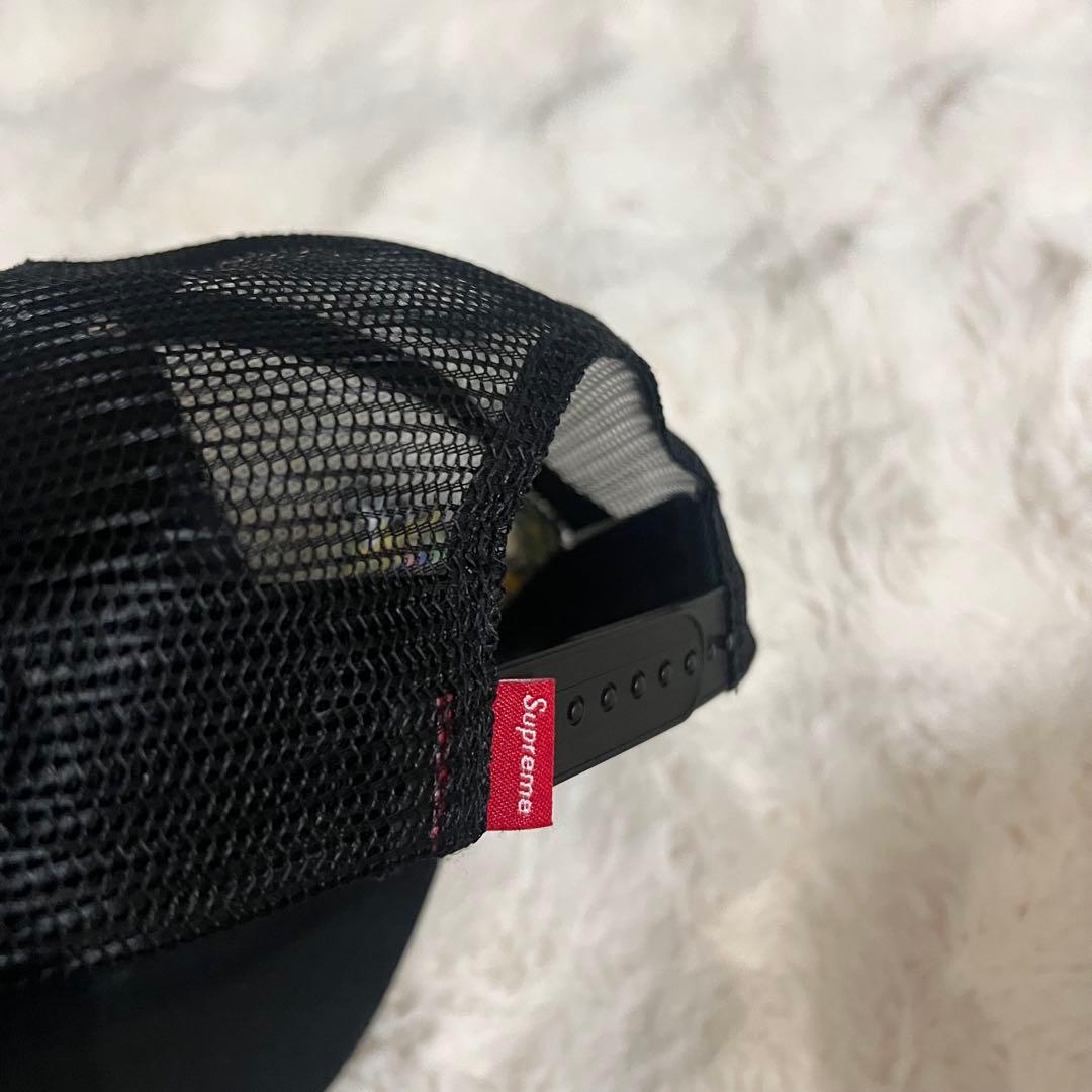 帽子 Supreme Crest Mesh Back 6-Panel BLACK