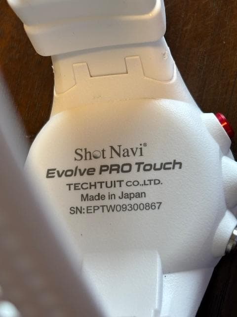 Shot Navi(ショットナビ) Evolve PRO Touch ホワイト