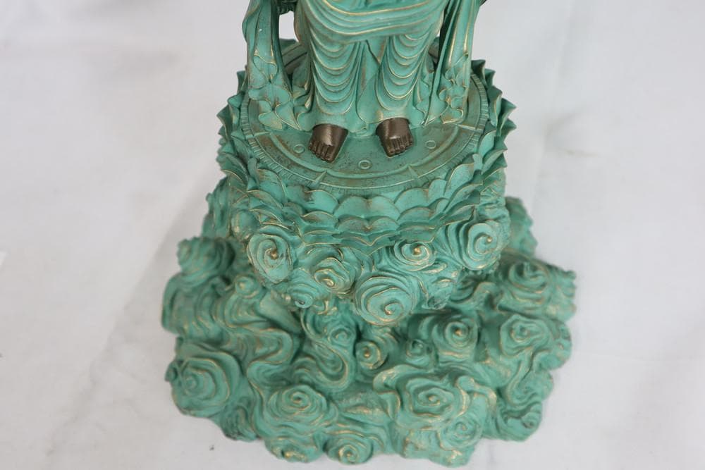 ◇葉森祥 仏教美術 国宝 十一面観音像 置物 仏像　06317