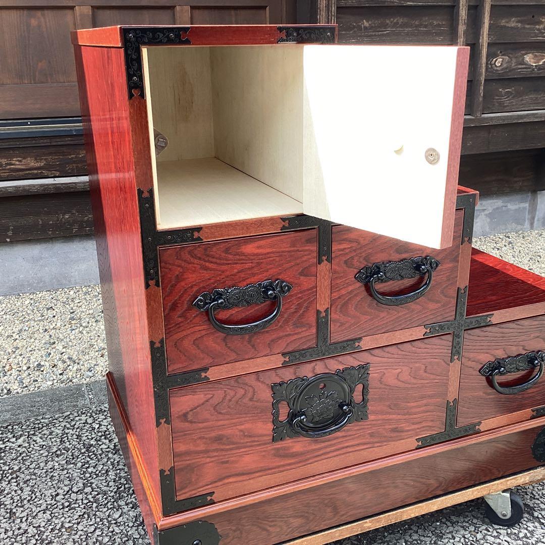 民芸家具　階段タンス