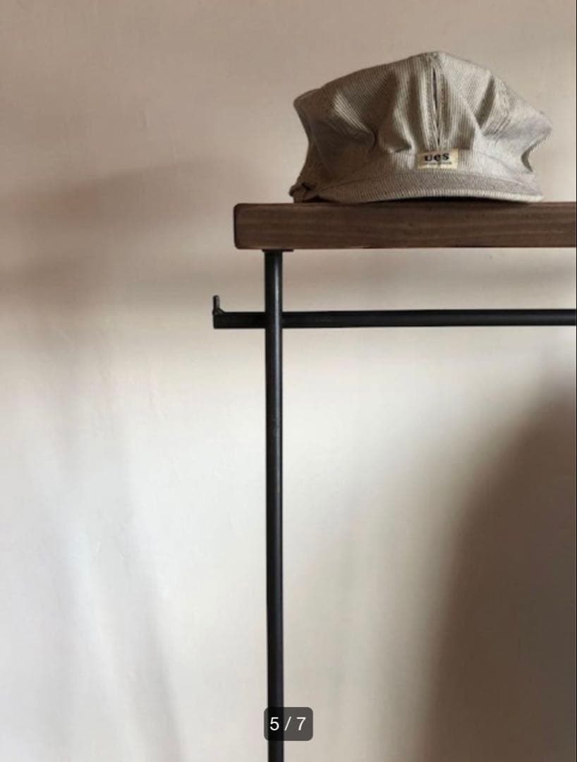 数量限定　特別価格　貴重　2段　特大　ハンガーラック　古材　ディスプレイラック