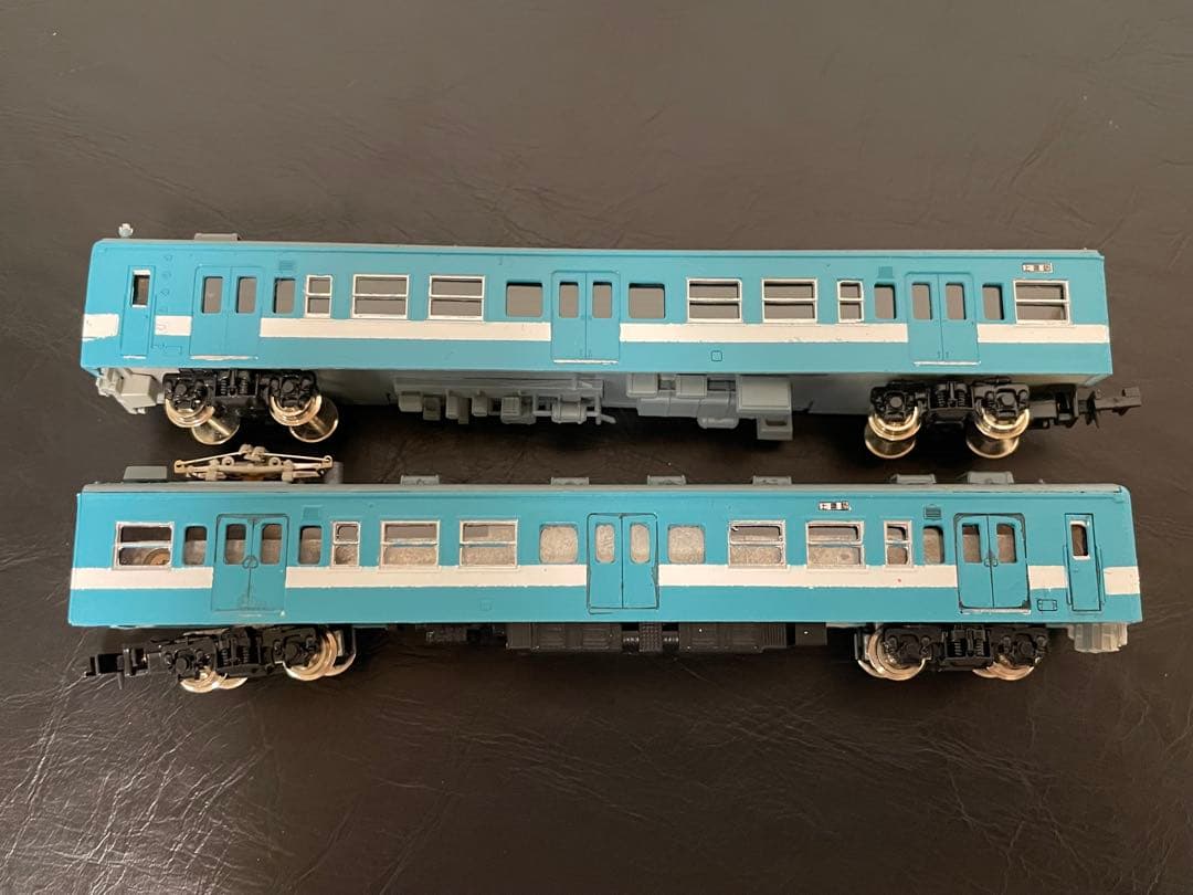 【現状品】グリーンマックス 119系　組み立て品　二両＋二両　動力化済み