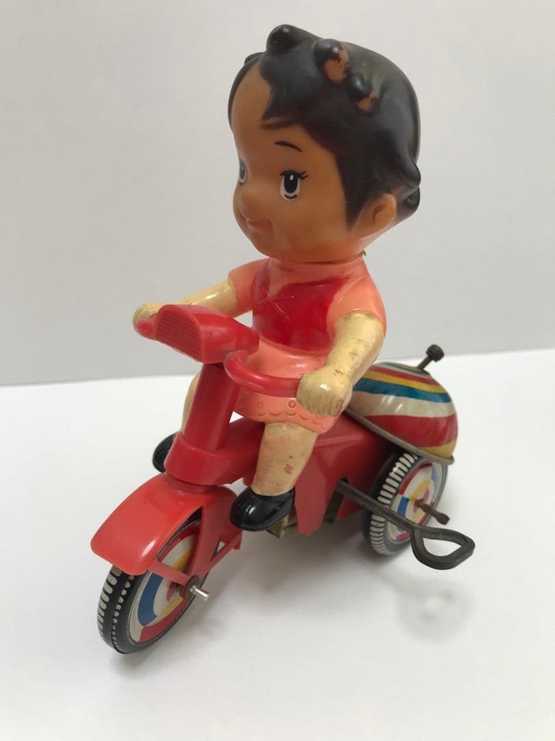 アルプスの少女ハイジ ソフビ・ブリキ三輪車　I. 976