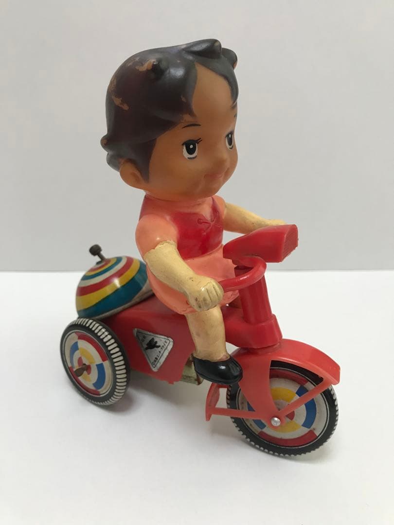 アルプスの少女ハイジ ソフビ・ブリキ三輪車　I. 976