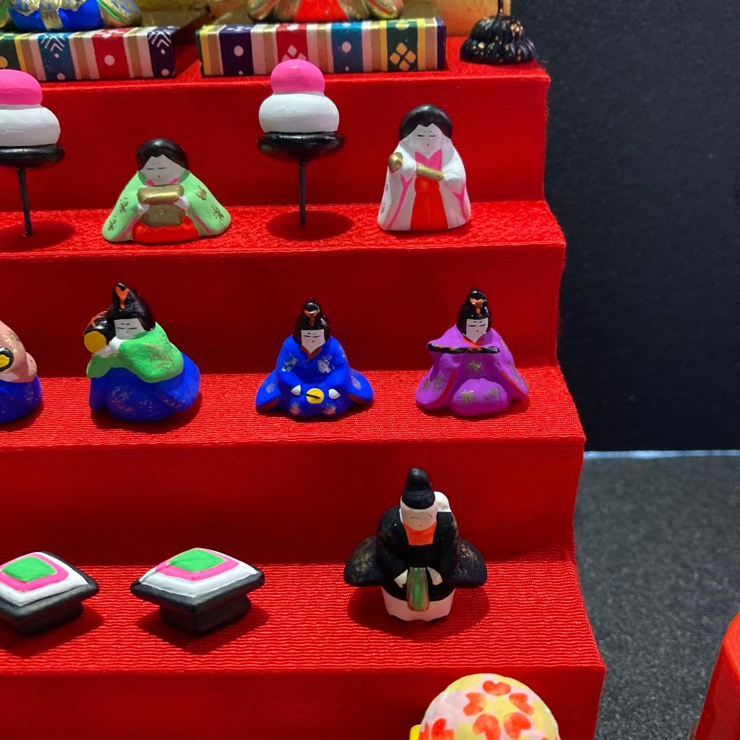 雛人形　龍虎作　豆雛段飾り　オマケ付き