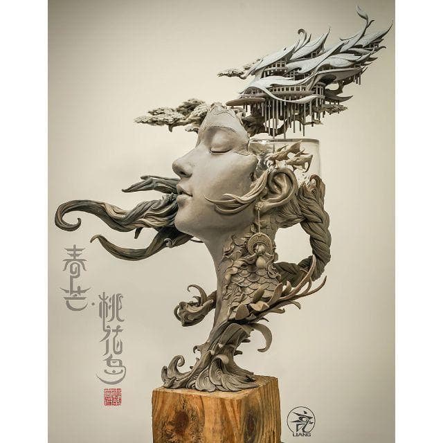 春芒、桃花島　（ガレージキット）