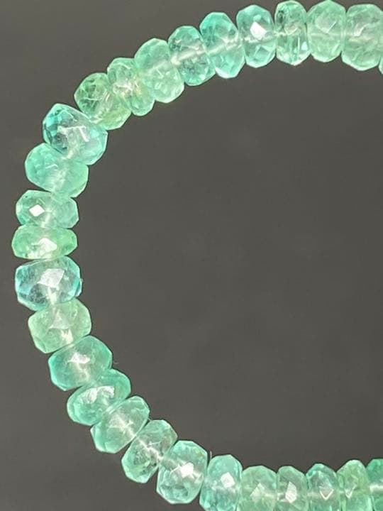 [5月誕生石][宝石質] SSSエメラルド ボタンカット