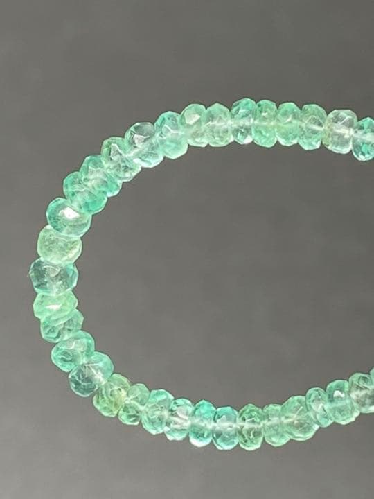 [5月誕生石][宝石質] SSSエメラルド ボタンカット