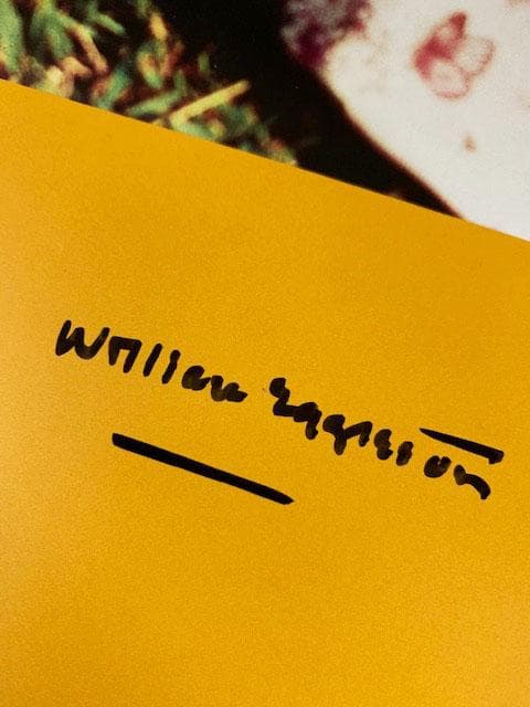 手書きサイン入り exhibition ウィリアム・エグルストン ポスター