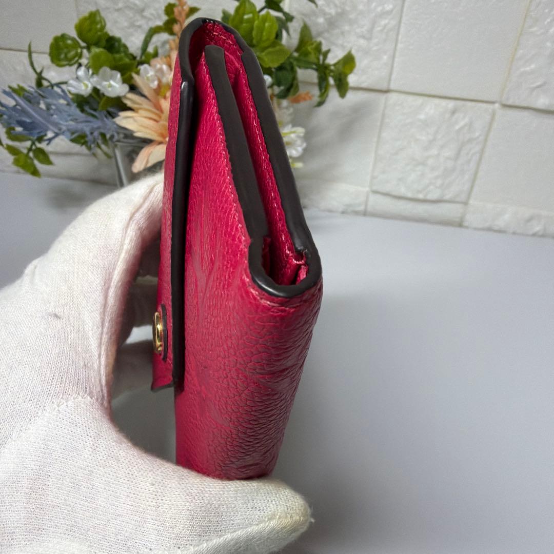 超美品 LOUIS VUITTON 三つ折り財布 アンプラント ヴィクトリーヌ