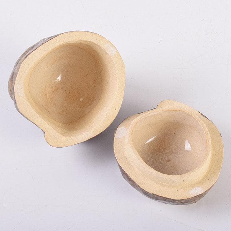 茶道具　松阪萬古　松古窯　佐久間芳丘作　猿香合　申　干支　V　8434