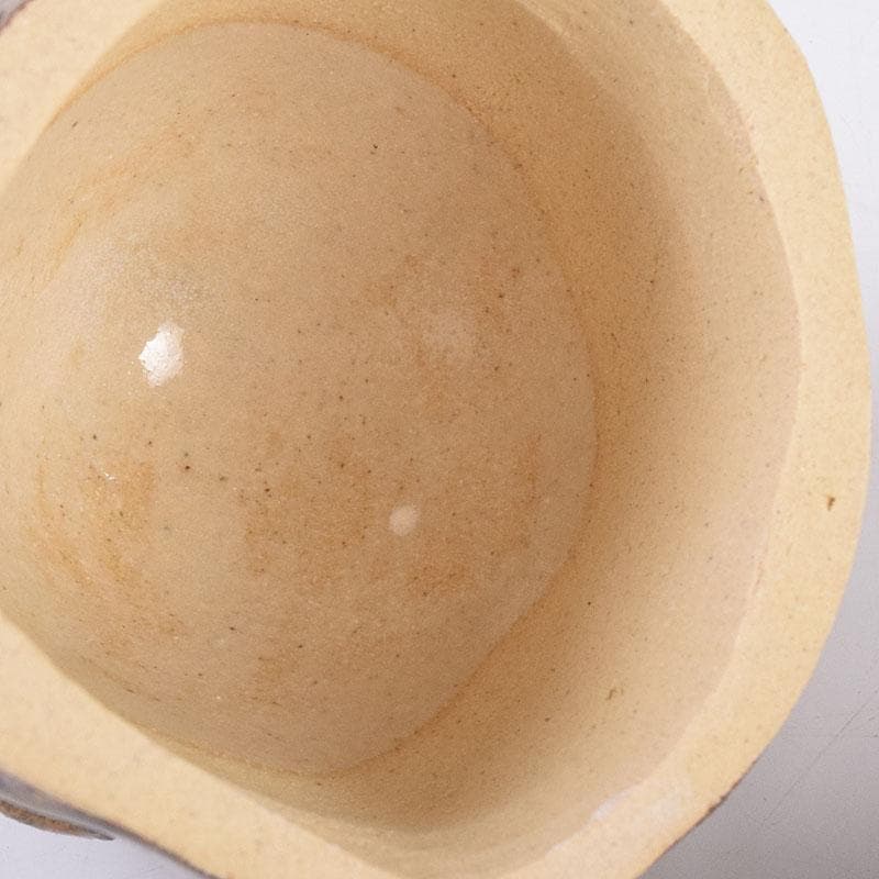 茶道具　松阪萬古　松古窯　佐久間芳丘作　猿香合　申　干支　V　8434