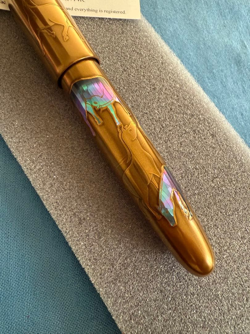 万年筆、蒔絵、輪島屋善仁-群馬