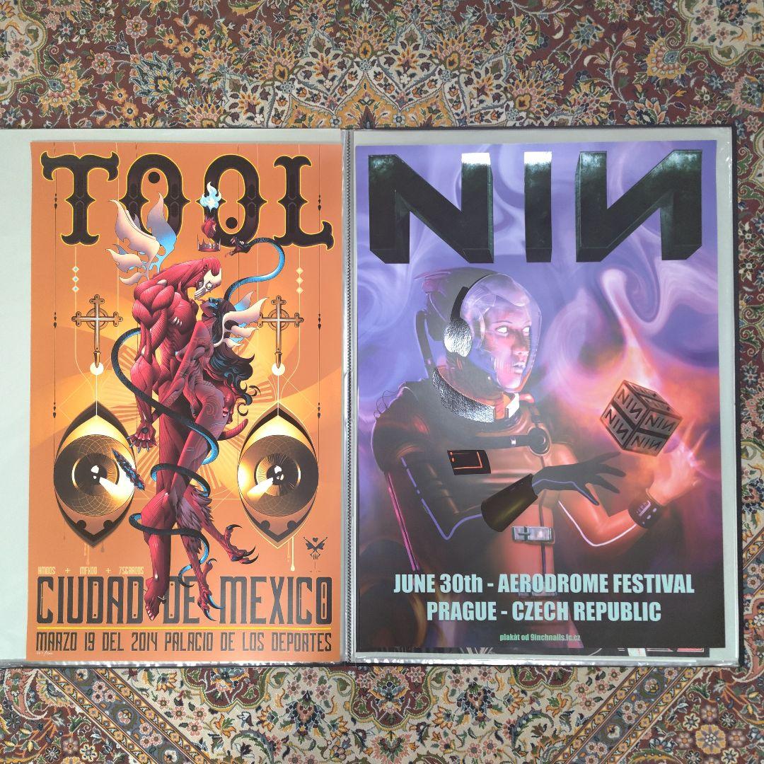 TOOL / NIN 海外のコンサートポスターセット