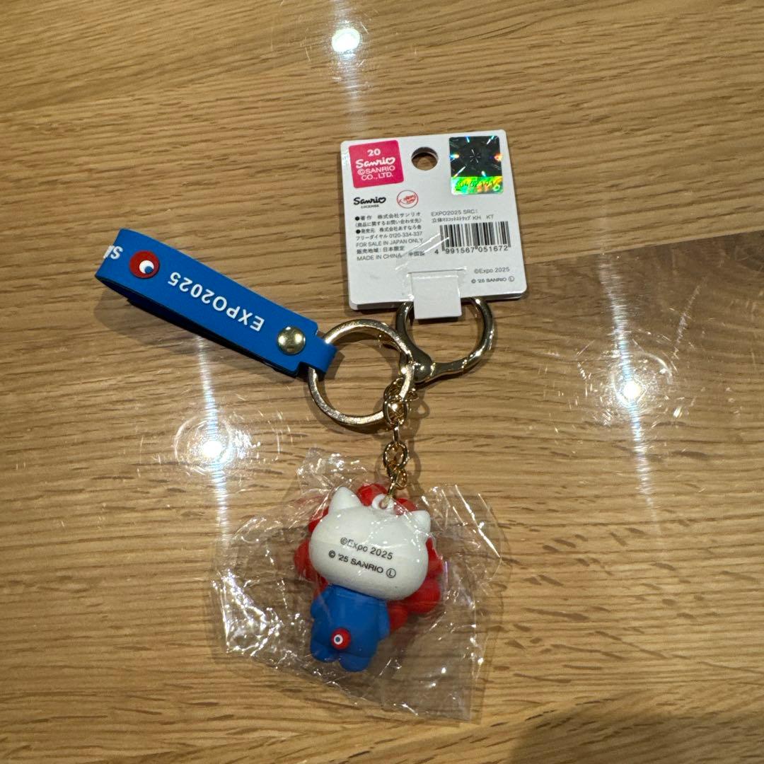 ミャクミャク 万博 サンリオ ストラップ EXPO2025 キティちゃん