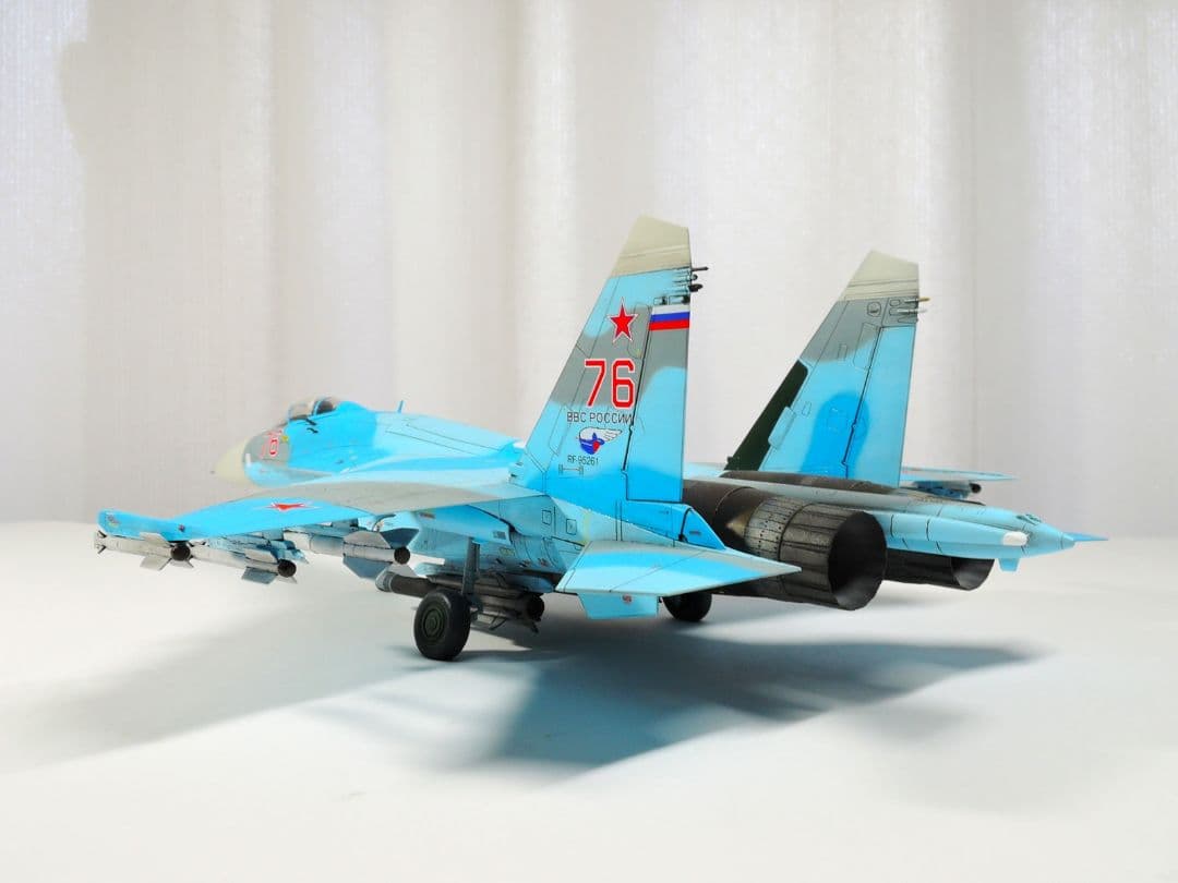 【プラモデル完成品】プラッツ 1/72 Su-27SM フランカーB