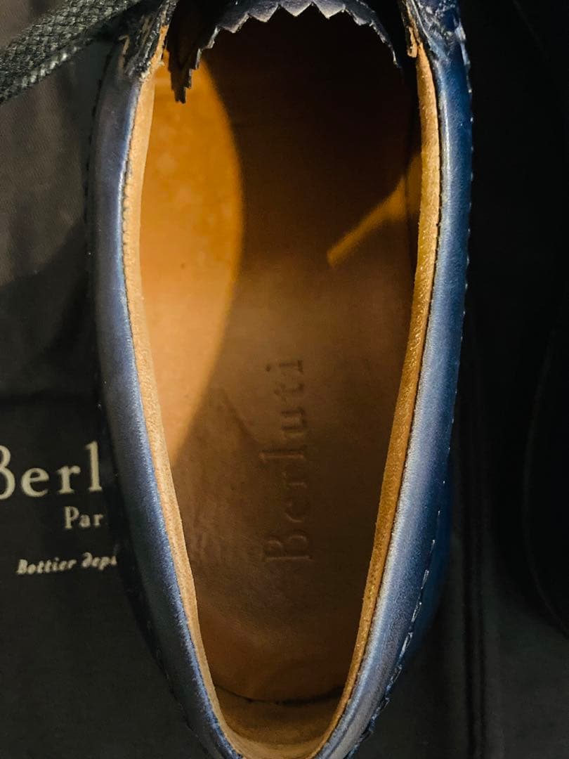 ベルルッティ ニューウルティマ パティーヌ ブルー