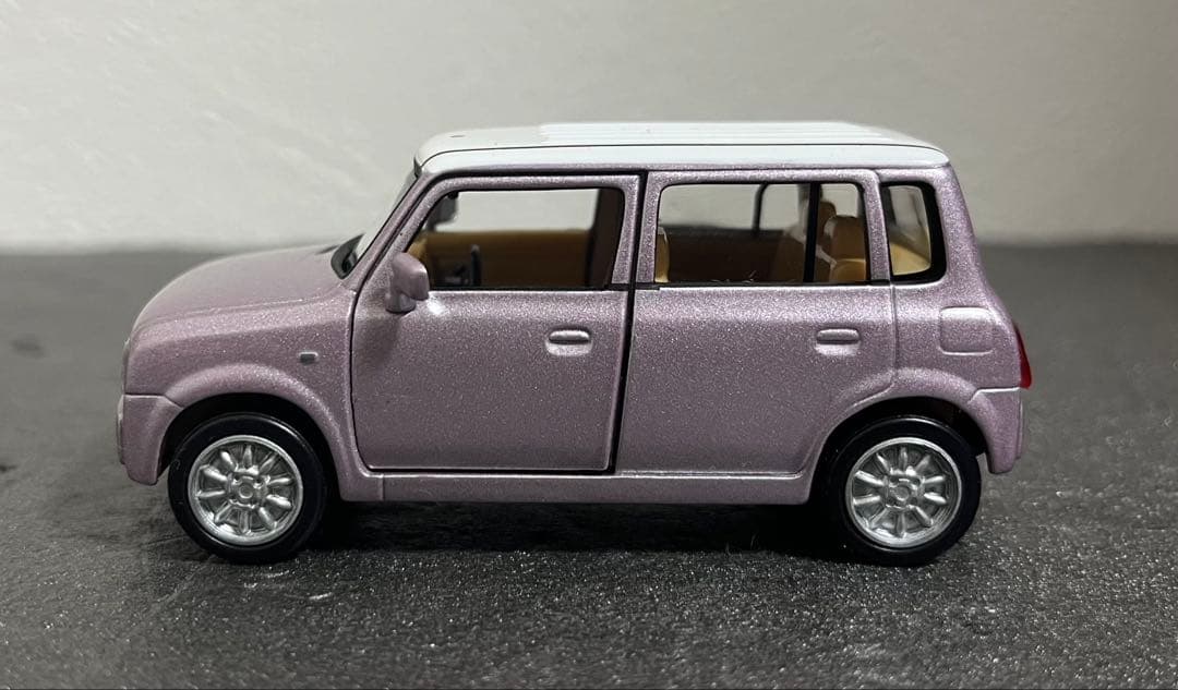 ミニカー スズキ ラパン HE21S ラベンダーメタリック2トーン 非売品