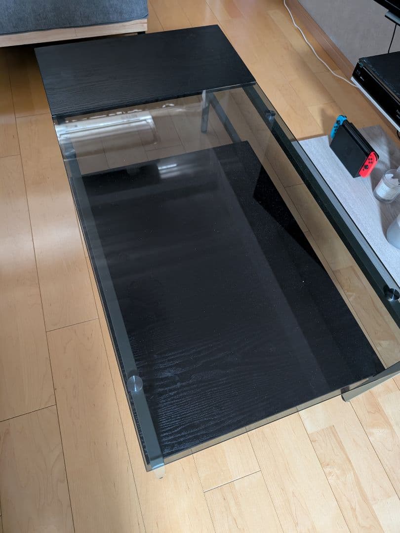 raさん専用ほぼ新品　ガラス　ローテーブル　ニトリ