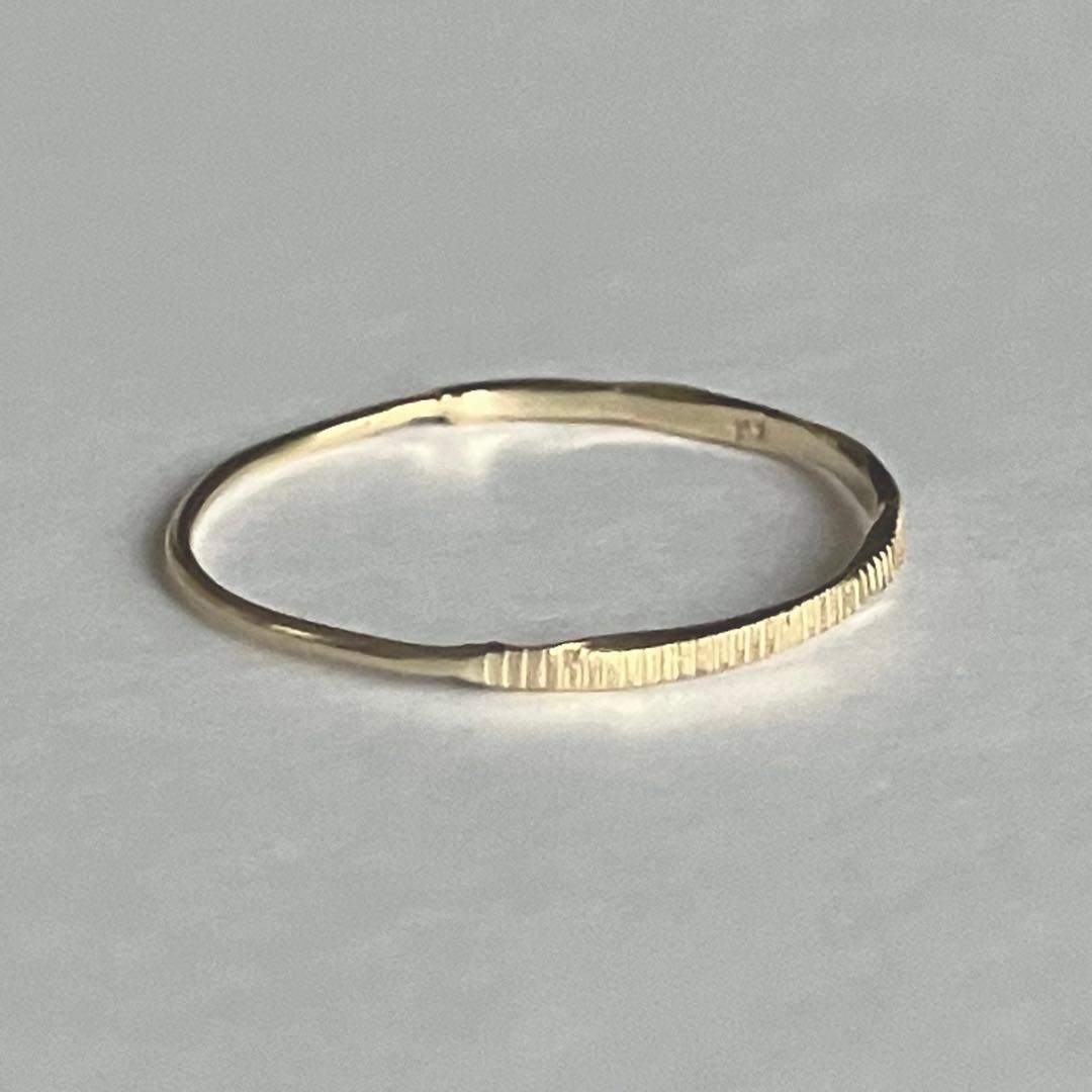 K18 18金　13号　リング　33