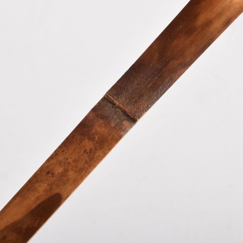 茶道具　海野宗泰作　茶杓　銘千代乃寿　紫野　松長剛山書付　共筒共箱　V　9140