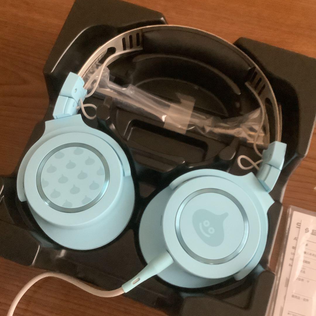 【未使用】ドラゴンクエストX ゲーミングヘッドセット スライムエディション