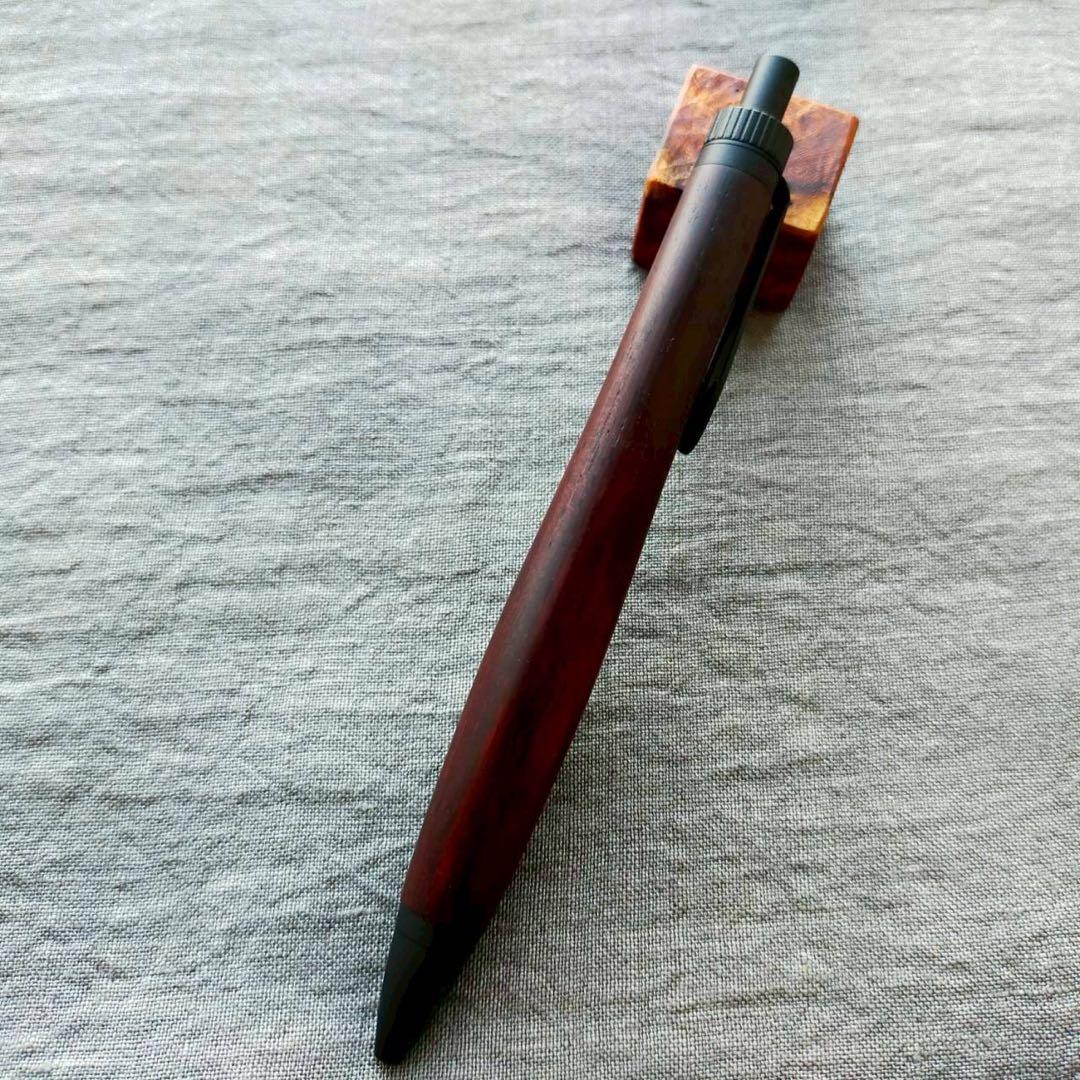 マリティマ　ハンドメイド　木軸ボールペン　G2　天然木　ブラック