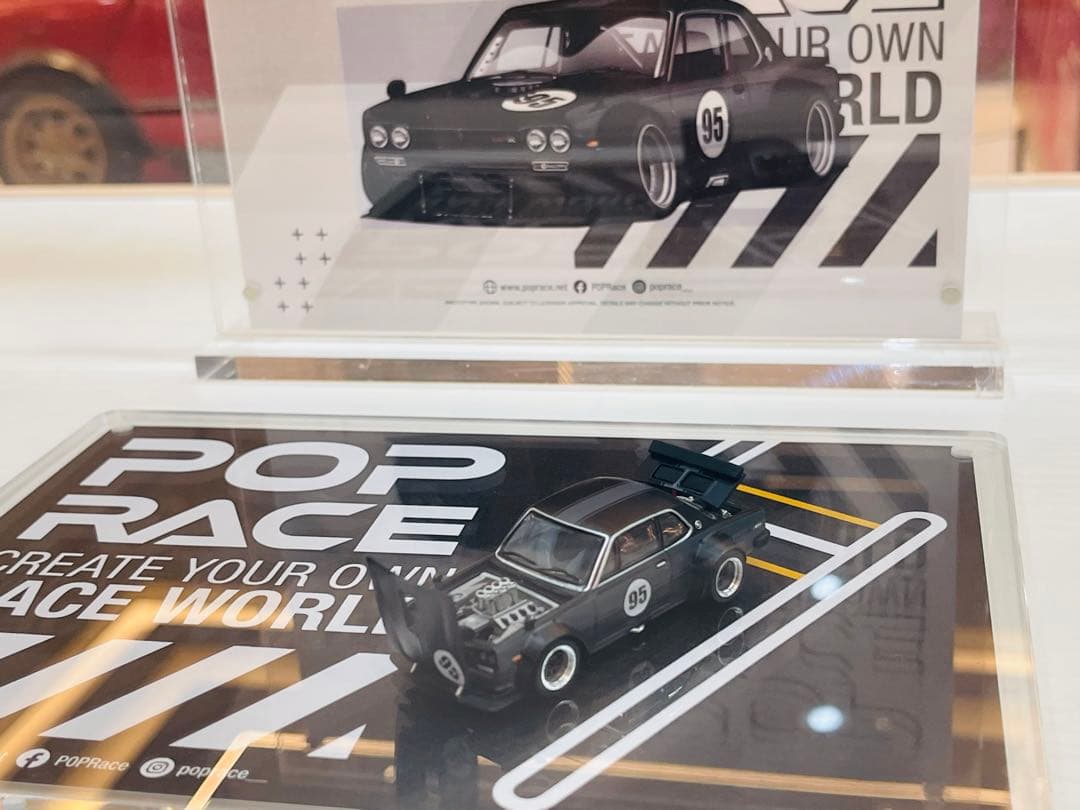 POPRACE 2台セット ハコスカ　ダットサン　香港限定