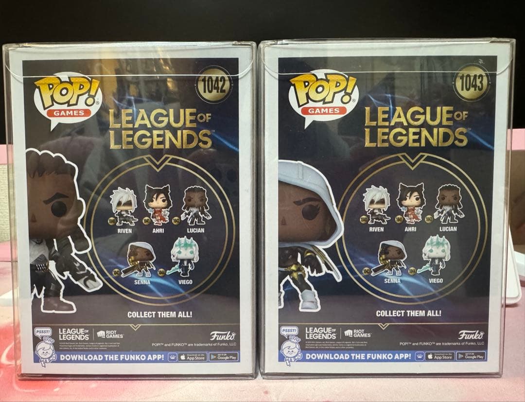 ファンコポップ　リーグ・オブ・レジェンド　セナ＆ルシアン