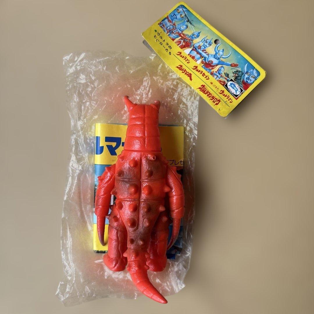 【中古品】年代物 ブルマァクの怪獣シリーズ グドン ソフビ フィギュア