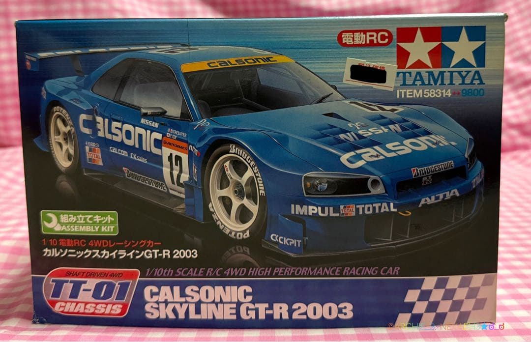 未組立て★タミヤ★未組立★カルソニックスカイラインGT-R 2003 TT-01