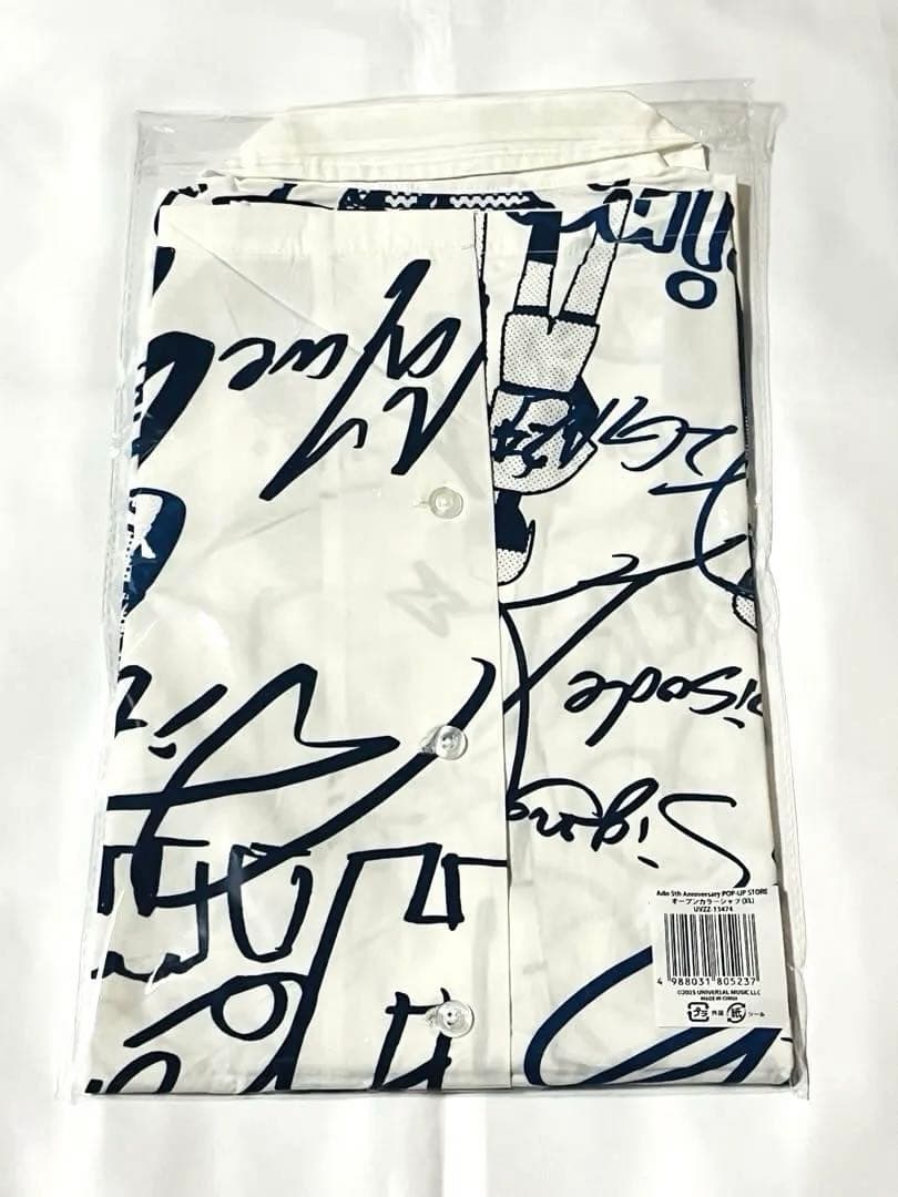 【限定】Ado 5th POPUP-STORE オープンカラーシャツ　XLサイズ