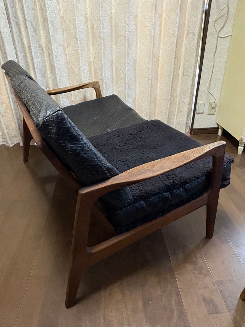 デンマーク製 ヴィンテージ家具　2シートソファ　北欧家具　2人掛けソファ