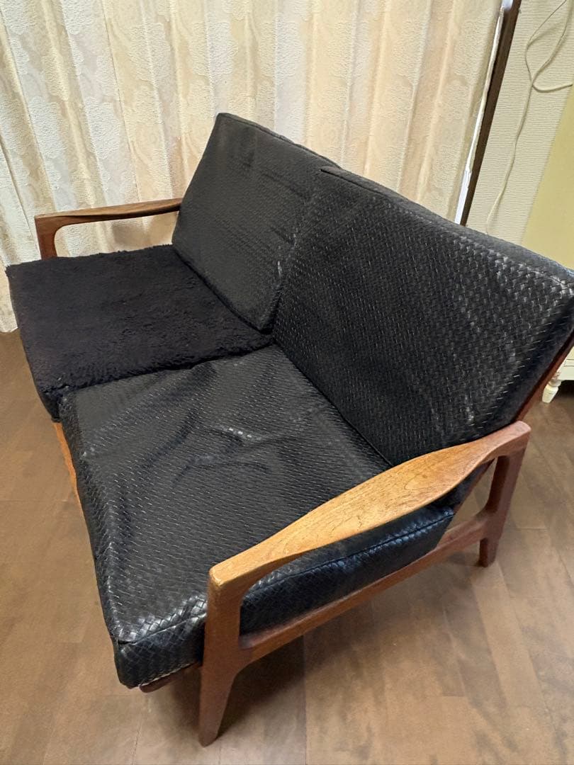 デンマーク製 ヴィンテージ家具　2シートソファ　北欧家具　2人掛けソファ