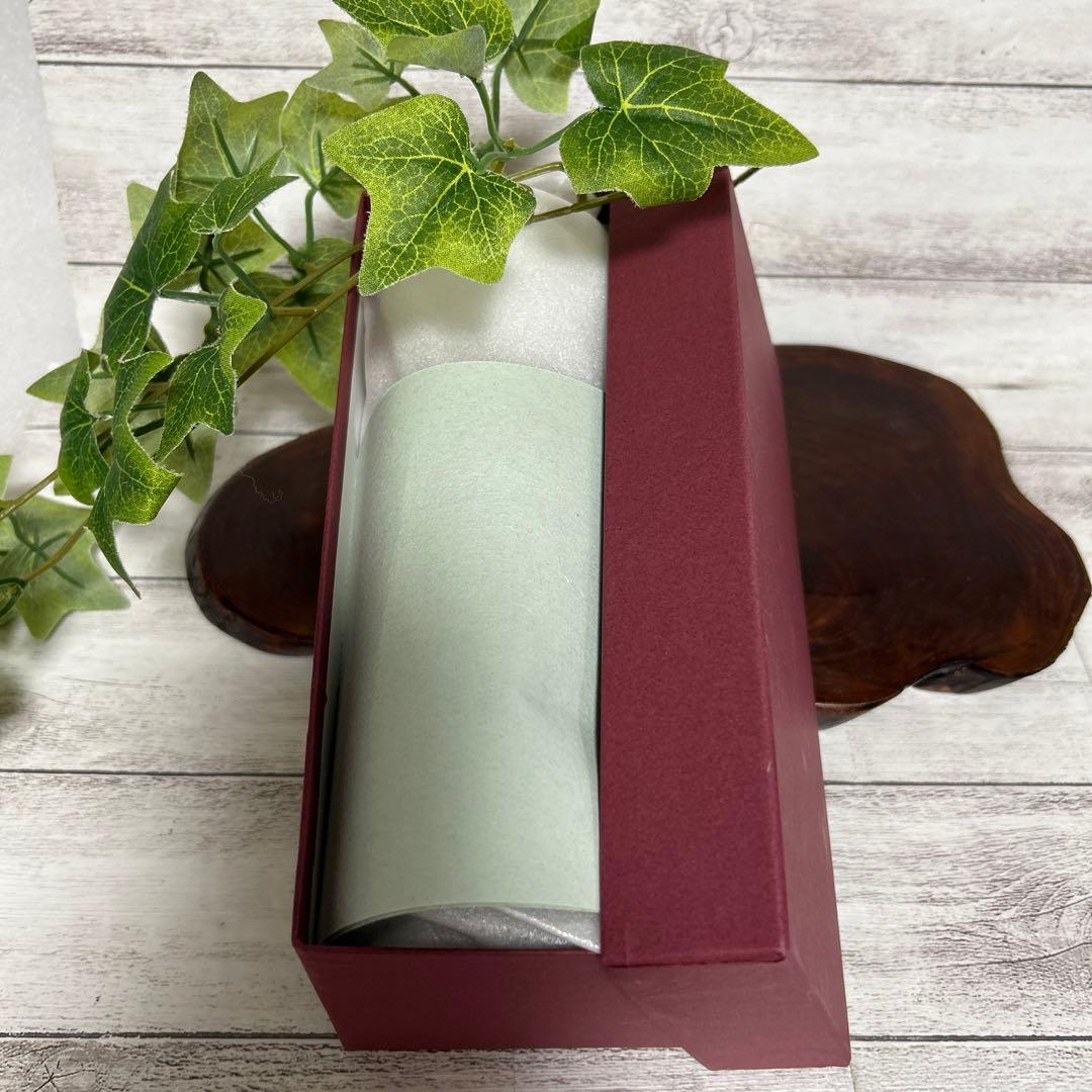 新品　京焼　清水焼　喜兵衛窯　猪飼祐一　灰釉彩竹花生　花瓶　花入　陶芸