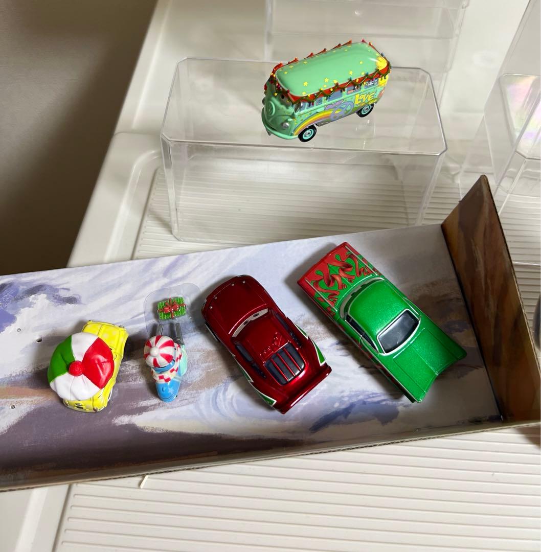 カーズ、ミニカー（マテル）クリスマス、ドック・ハドソン、ルイージ