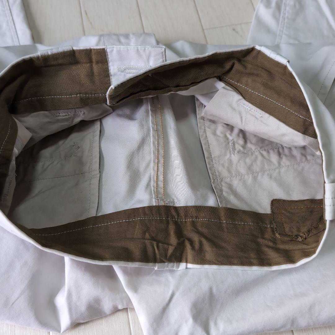 45R　オフホワイト カーゴパンツ サイズ