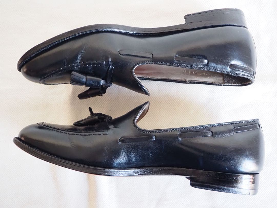 靴 Alden 660 Black Tassle Loafers US91/2