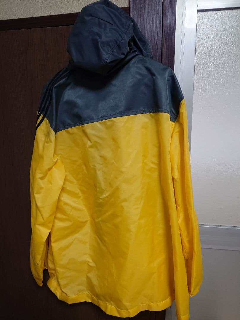 LEMONed フード付きジャケット イエロー・グレー