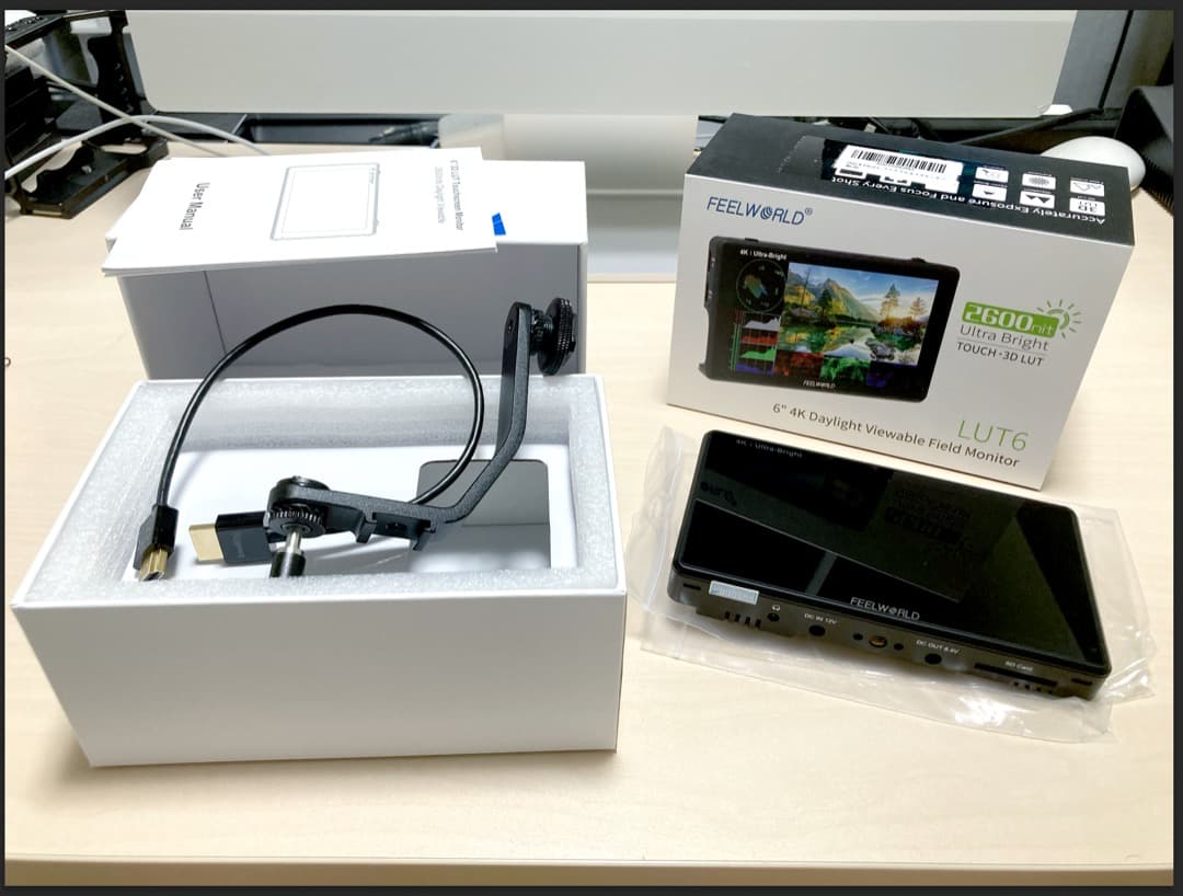 【美品】FEELWORLD field monitor LUT6 6インチ