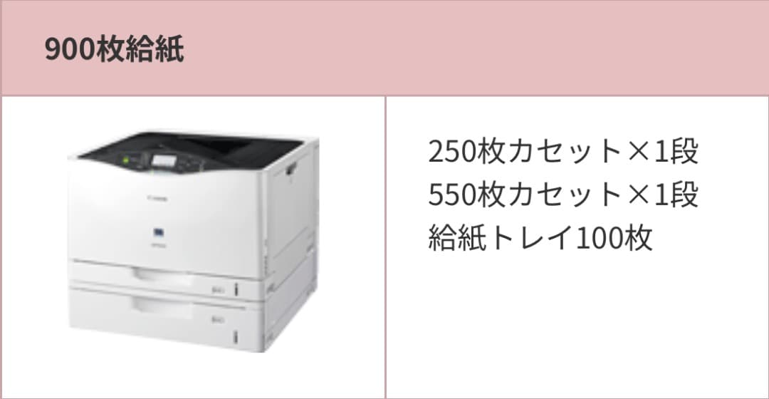 Canon LBP841C レーザープリンター (増設給紙ユニット付)