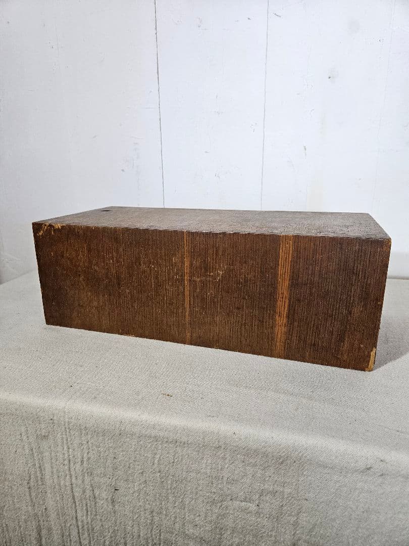 USアンティーク 木製のカードキャビネット ホルダー 卓上 書斎 引出 ドロワー