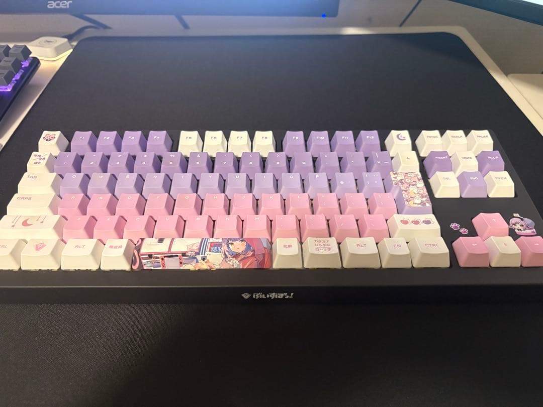 VSPOGEAR 紫宮るな　ゲーミングキーボード