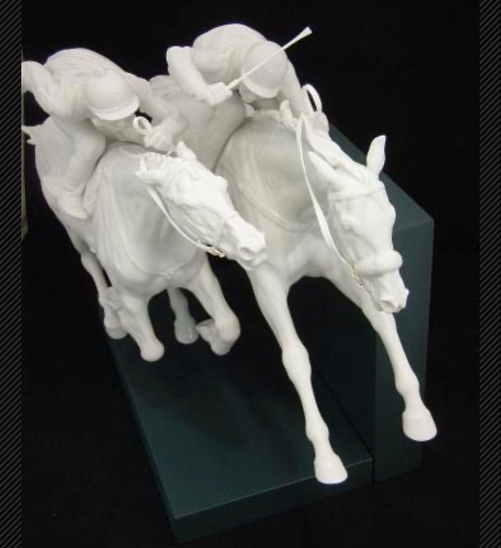 【超プレミア品】リヤドロ ダービーの華 サラブレッド 競馬 置物