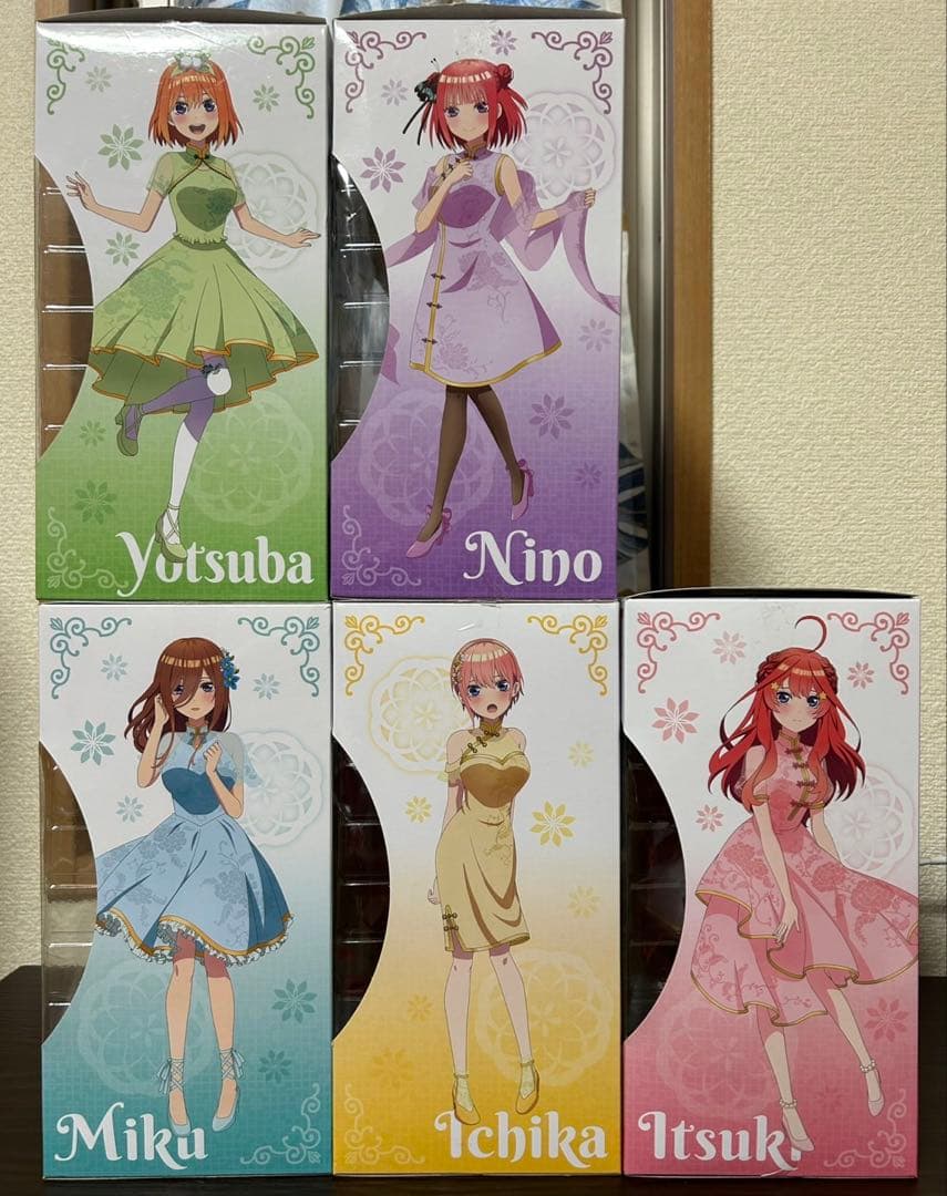 五等分の花嫁 China Princess フィギュア 5体セット 美品